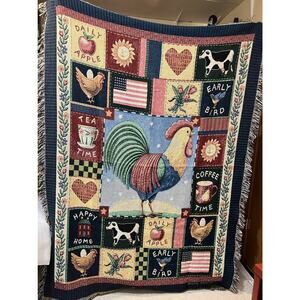 Pure Country Weavers Rise & Shine Coco Dowley Cotton Woven Blanket Throw 72x54